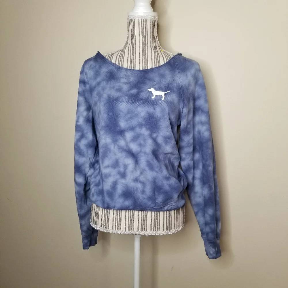 Victoria Secret PINK Tie Dye Oversized Sweatshirt - Picture 8 of 8
